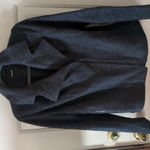 Chico's Gray Boucle Moto Jacket